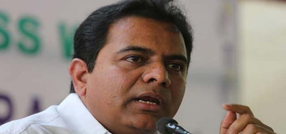 KTR for early completion of skyways in Hyderabad