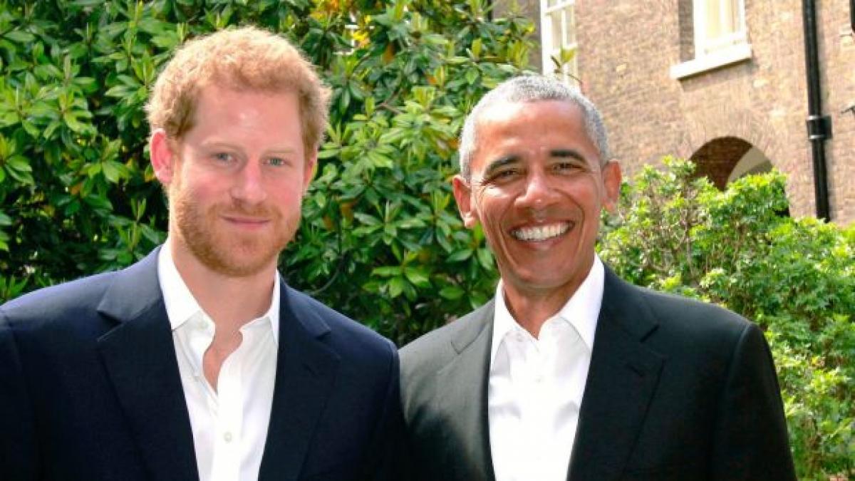 Prince Harry hosts Obama at Kensington Palace