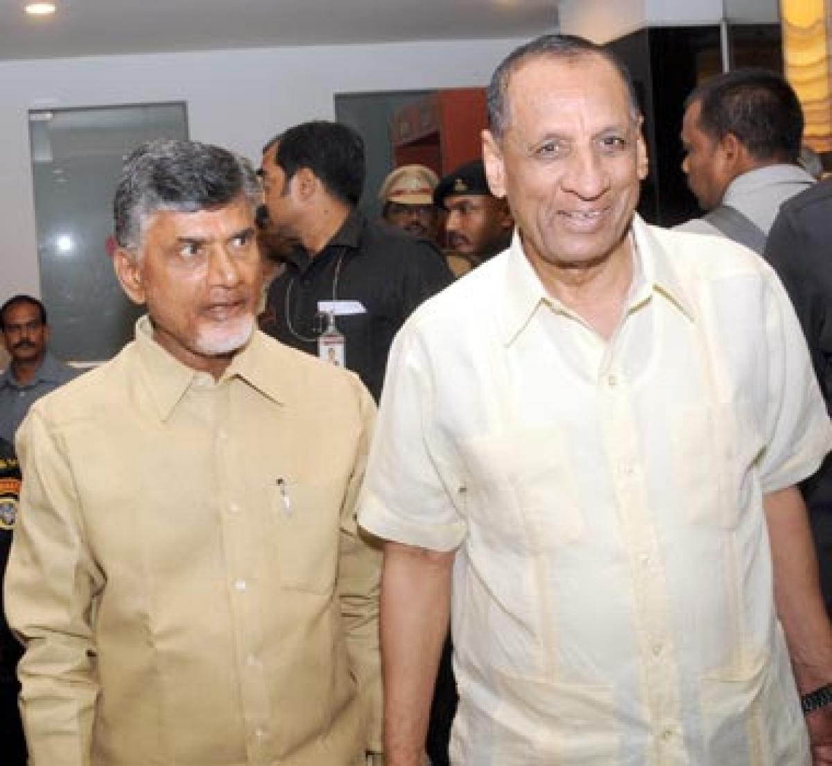 Governor in Vijayawada for a key meeting with AP CM
