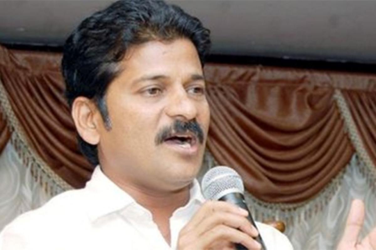 Revanth Reddy visits Hyderabad, receives grand welcome