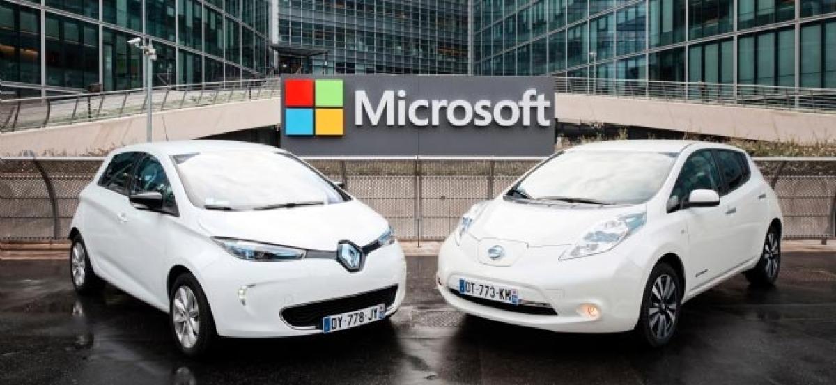 Renault-Nissan Partners With Microsoft To Work On Next-Gen Connected Driving