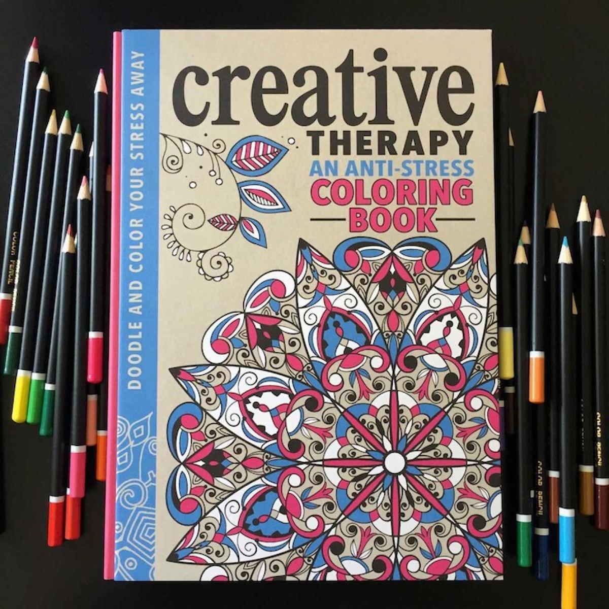 Adults revive creativity with colouring books