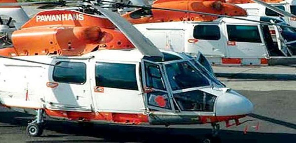 Pawan Hans chopper crashes on Bombay high, pilots missing