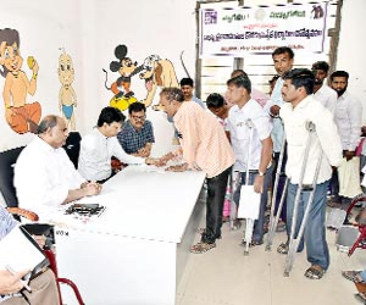 Special grievance cell for physically challenged