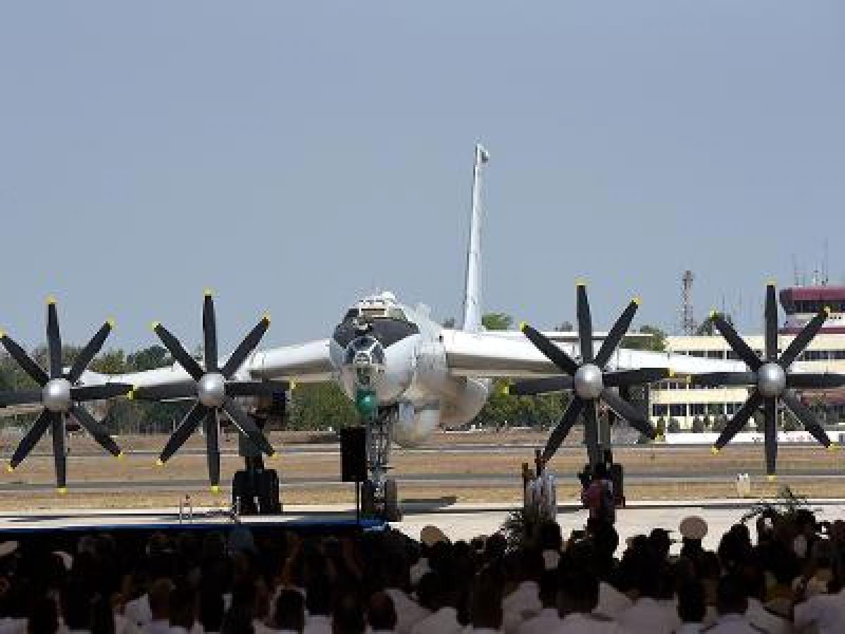 TU-142M arrives at Vizag, to be converted into museum