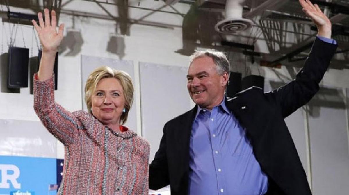 US Elections 2016: Attacking Trump, Democrat Kaine makes campaign-trail debut