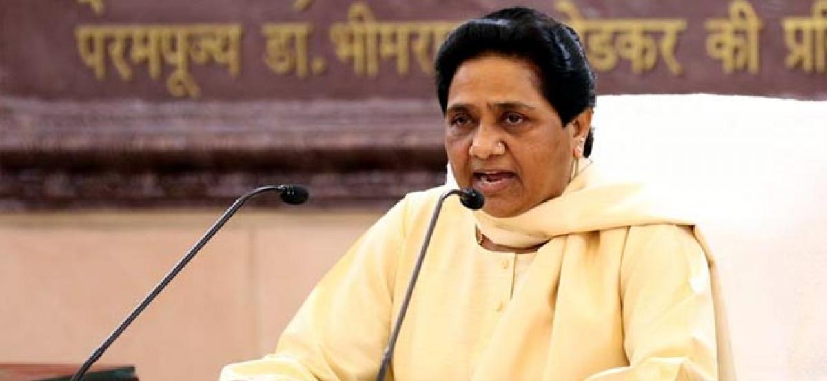 BJP, helped by divided SP, will end reservation in UP: Mayawati