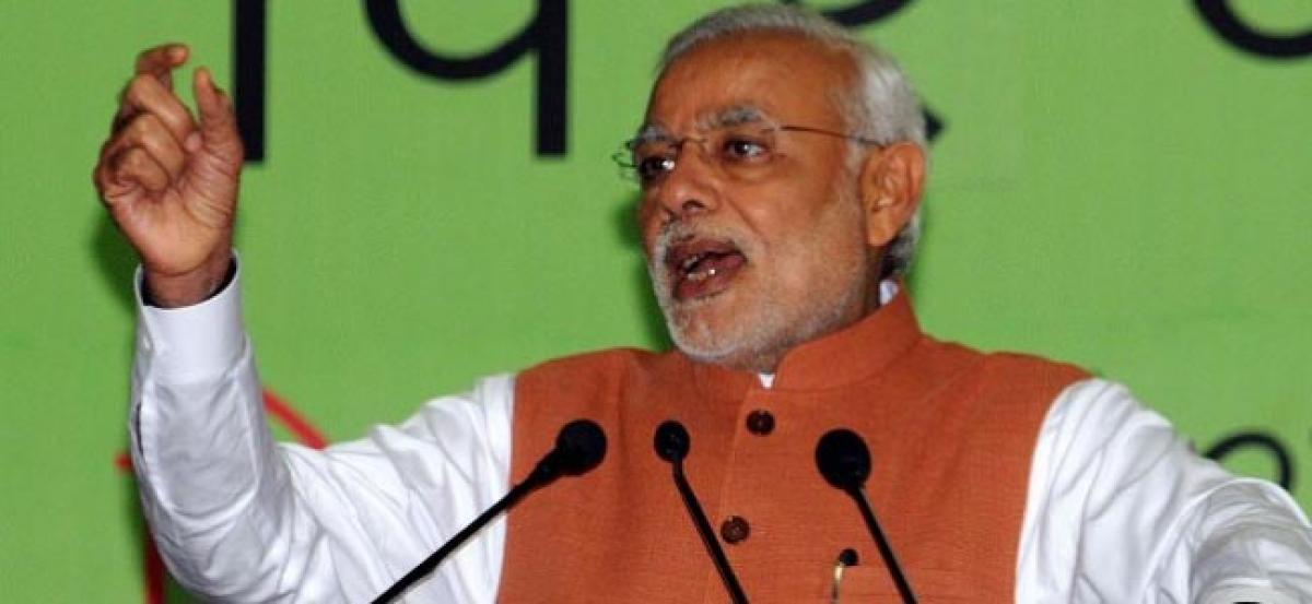 BJP will fight UP elections on development plank: Modi