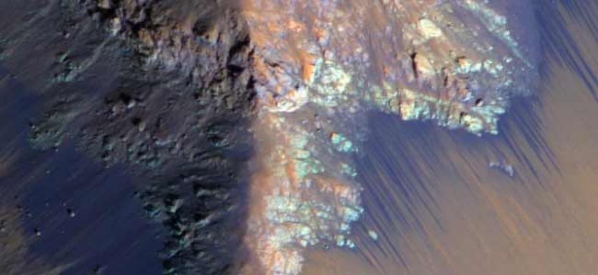 ‘Flowing’ water on Mars may be sand and dust