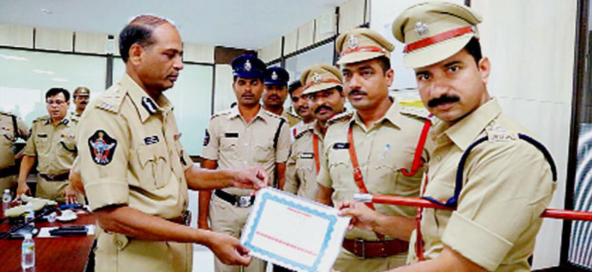 Prakasam police receive second prize in ABCD awards