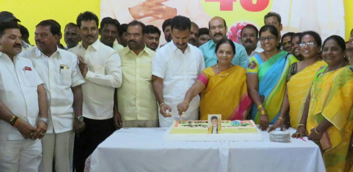 Chandrababu’s 40 years of political career celebrated