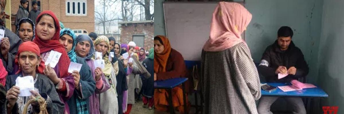 Voting underway for 6th phase of Jammu and Kashmir panchayat polls