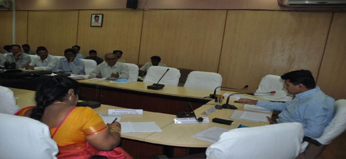 Finish works of RDO, Tahsildar offices by Dasara: Collector