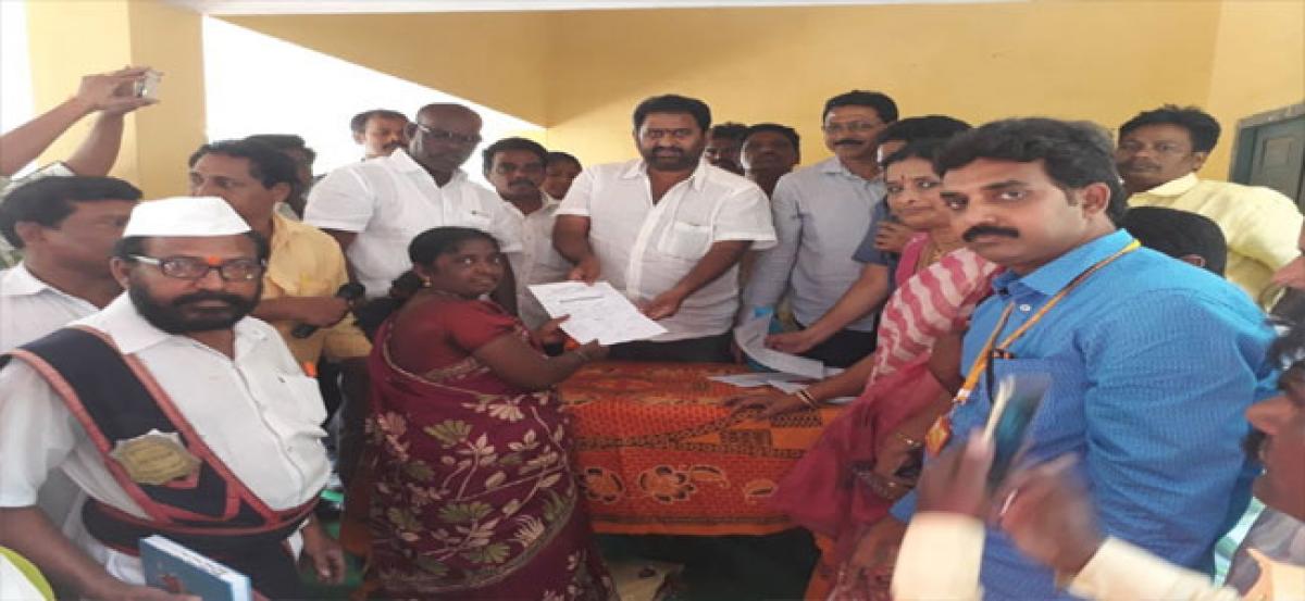 House pattas distributed to the poor