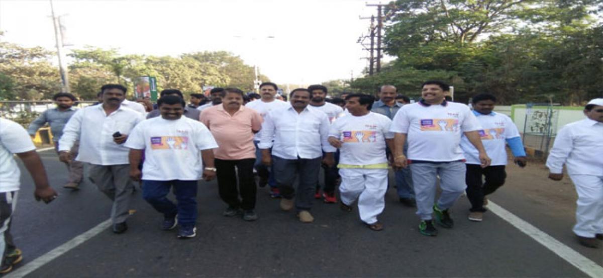 Cancer awareness walk held