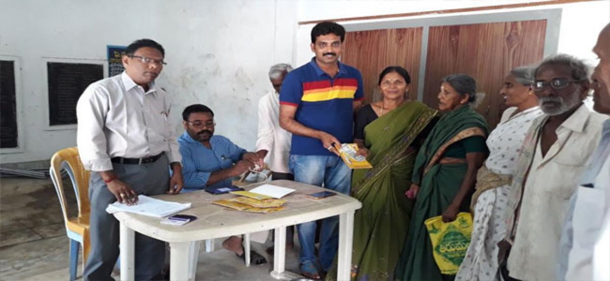 NTR Bharosa pensions distributed