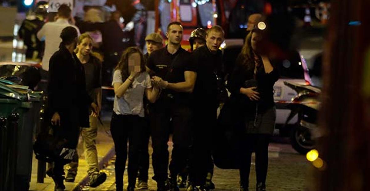 Apocalyptic scenes, blood on roads, weeping relatives as Paris hit by multiple attacks