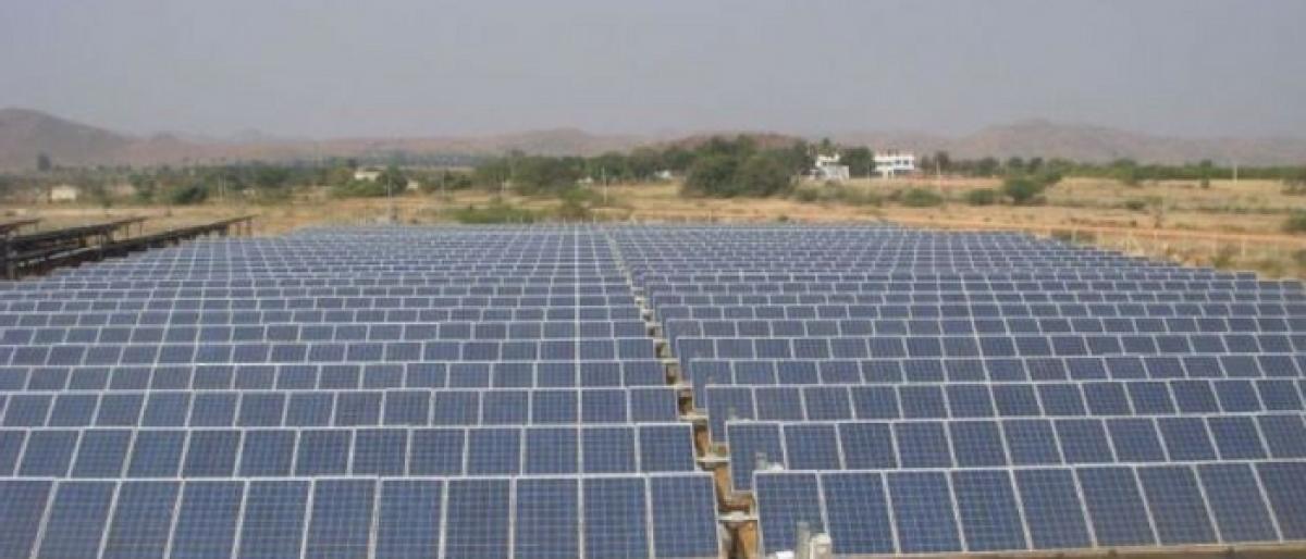 100 mw solar power project commissioned in Kurnool