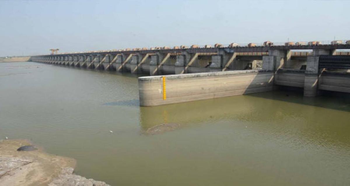 Sunkesula Barrage drying up