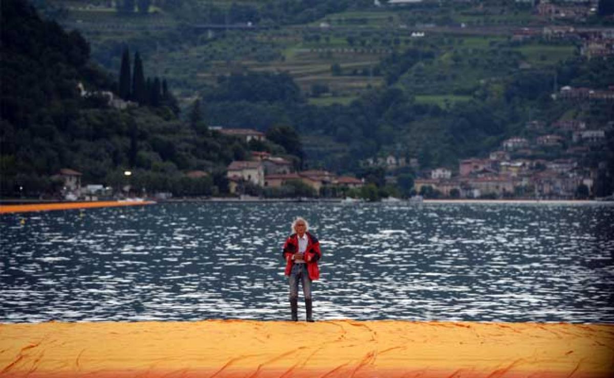 Christo Vladimirov Javacheffs Walk On Water Art Work Rained Off