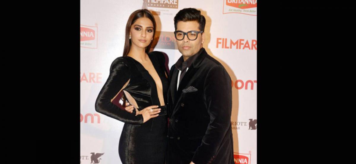 Karan Johar comes up with a fake laugh at parties: Sonam Kapoor