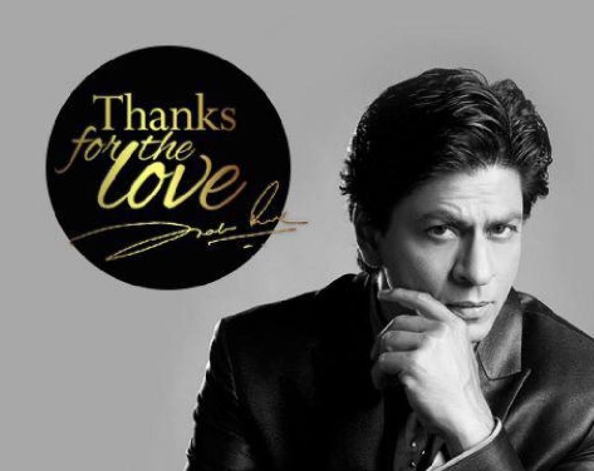 SRK grateful to fans for their likes, dislikes, trends