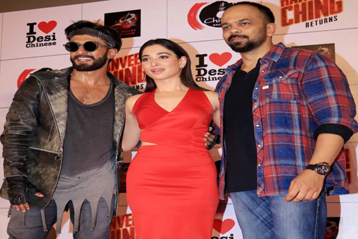 Ranveer Singh and Rohit Shetty were witty at the launch of food product 