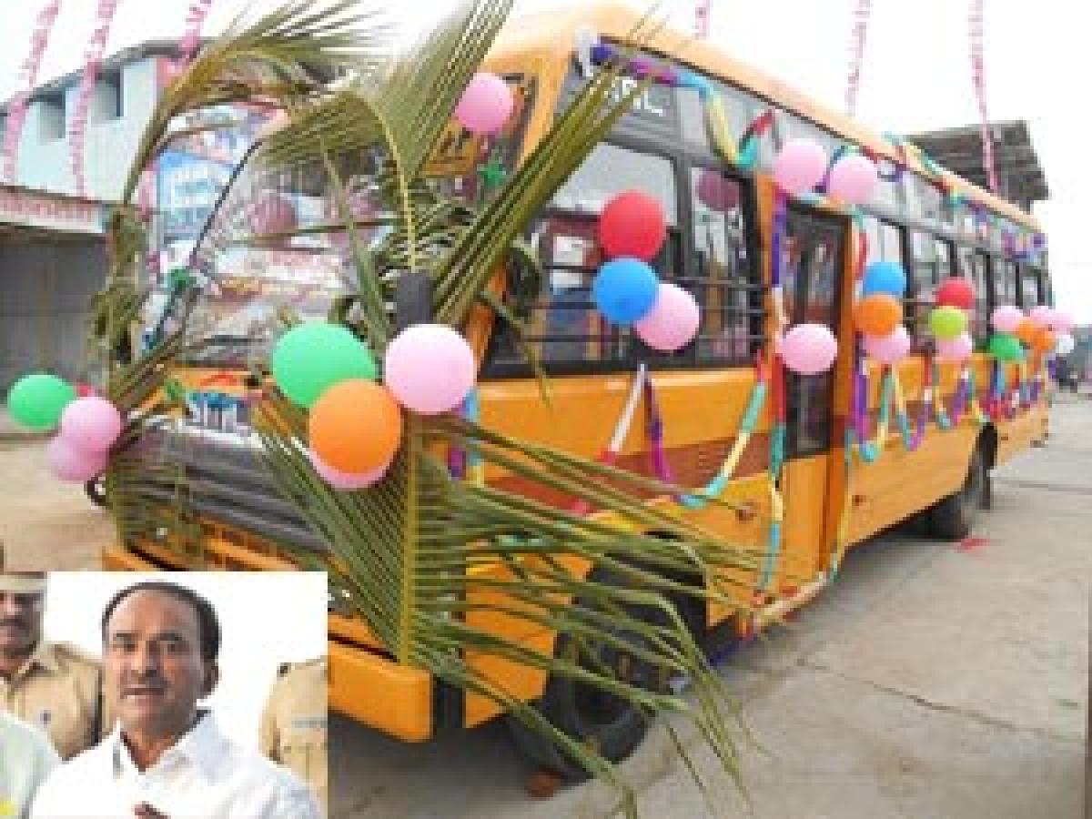 This govt school gets its own bus!