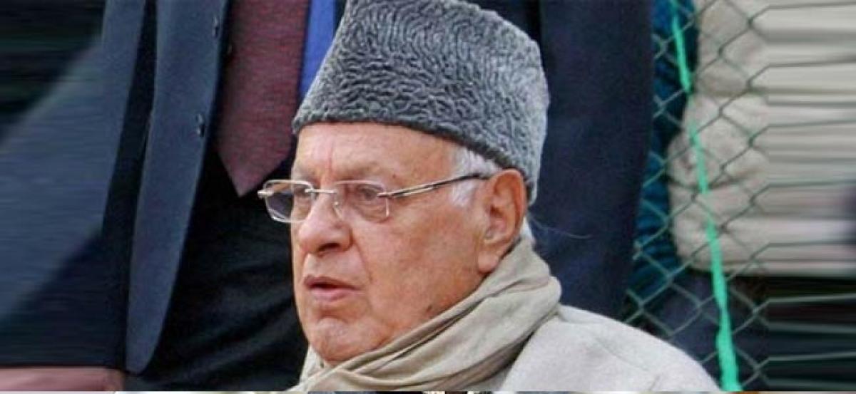 Kashmirs stone pelters fighting for nation, have nothing to do with tourism: Farooq Abdullah