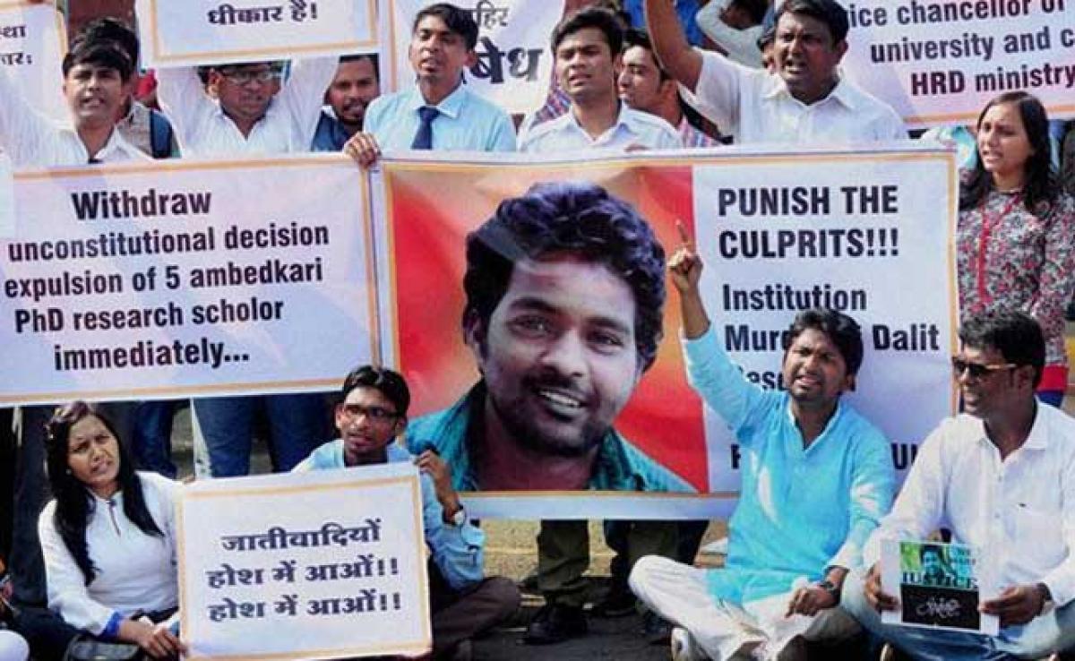 Rohit Vemula suicide: HRD Ministry constituted commission gives clean chit to varsity officials