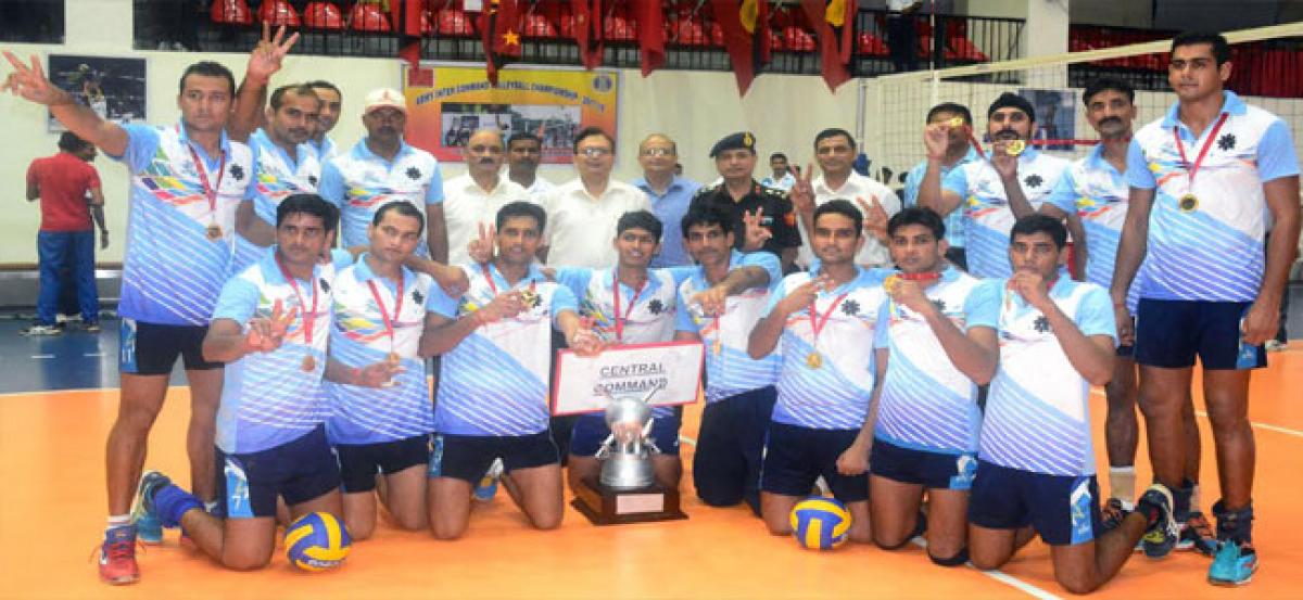 Central Command spikers emerge champs