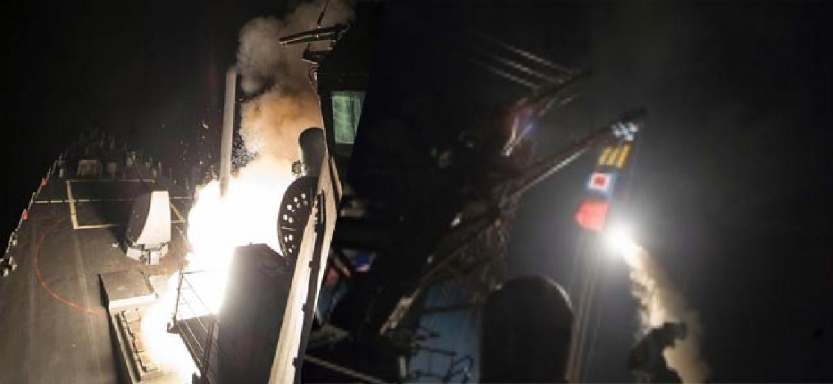 US hits Syrian airbase killing 15, Russia fumes