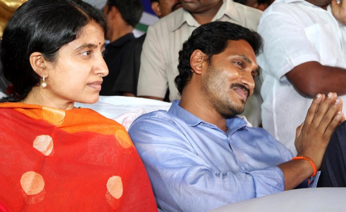 YS Jagan’s wife speaks against the TDP allegations