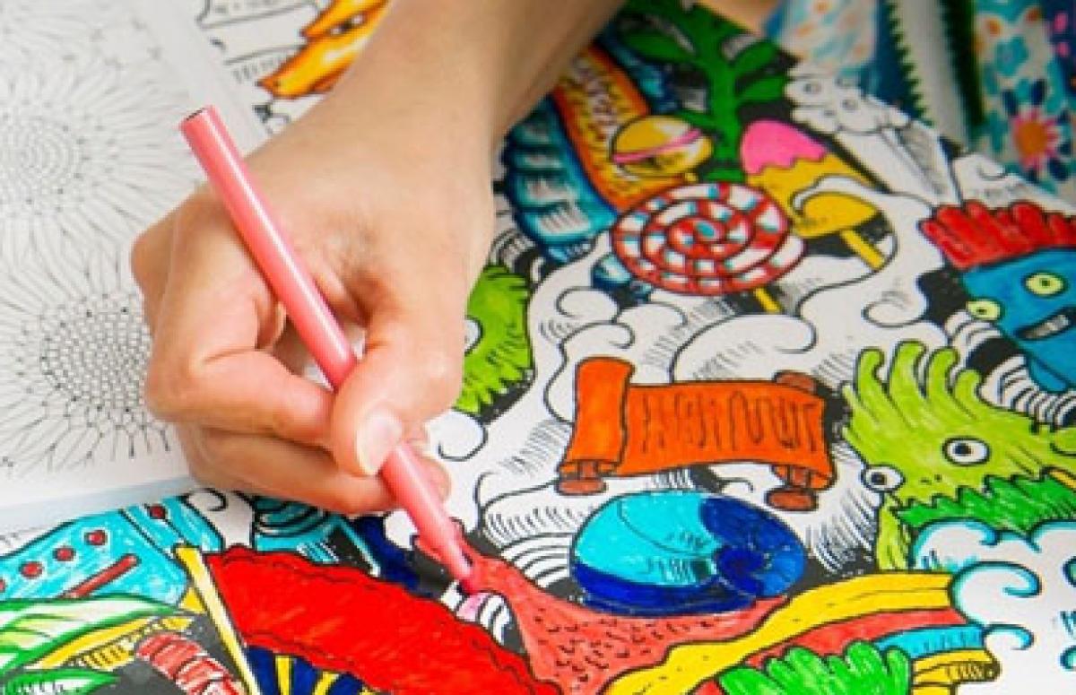 Americans turn to adult coloring books to relieve stress