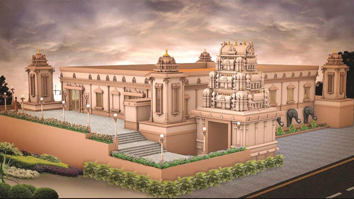 Yadadri temple replica works resumed