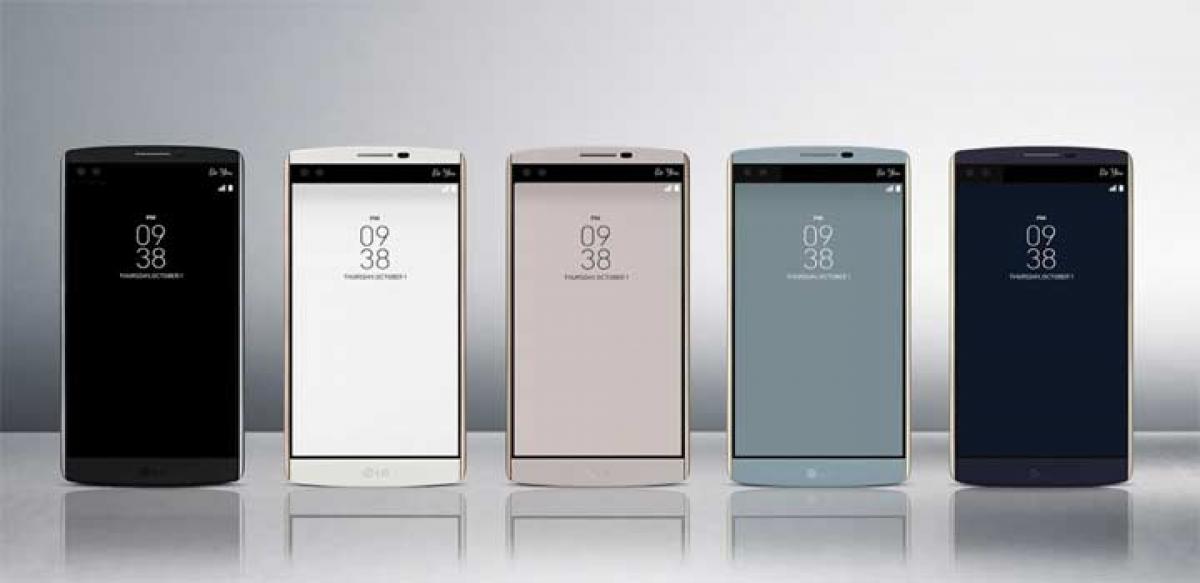 LG unveils V10 smartphone with dual display, improved camera