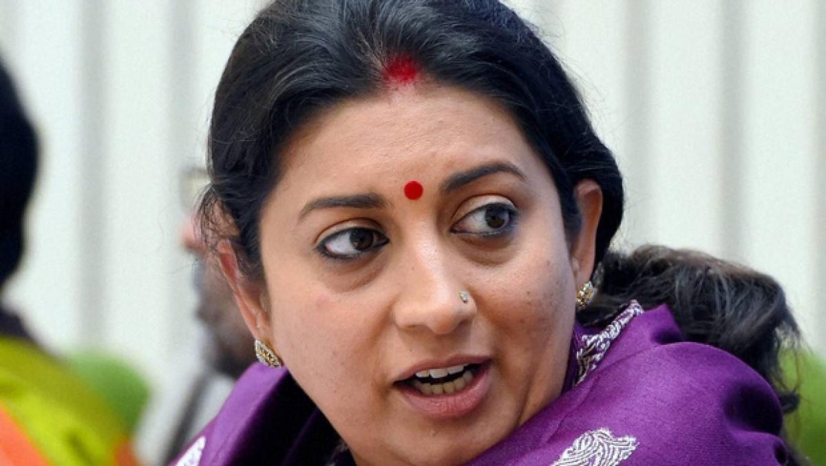 Government likely to publish first draft of national education policy by December, says Smriti Irani