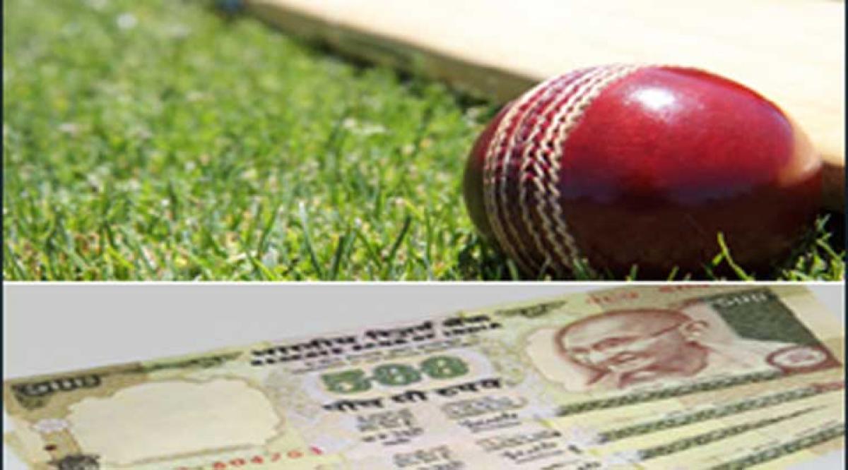 One held for cricket betting