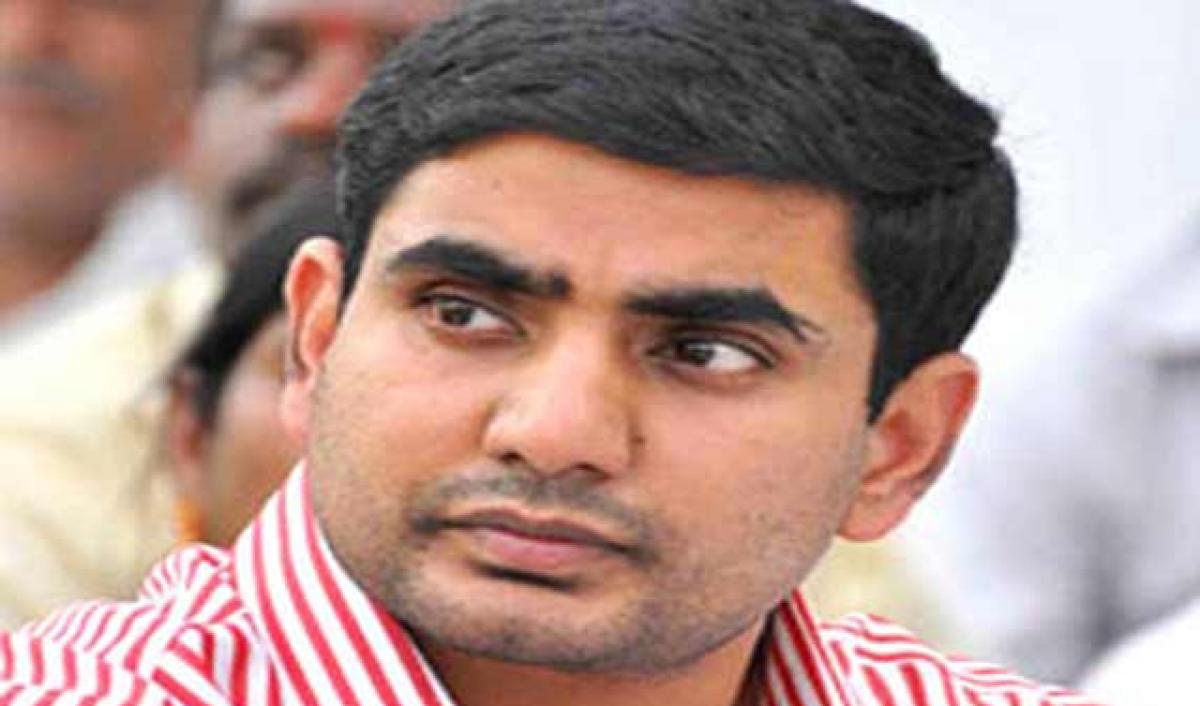 Nara Lokesh throws a challenge over his assets