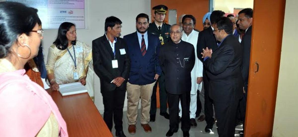Hon’ble President of India Sri Pranab Mukherjee visits ATDC Chhindwara