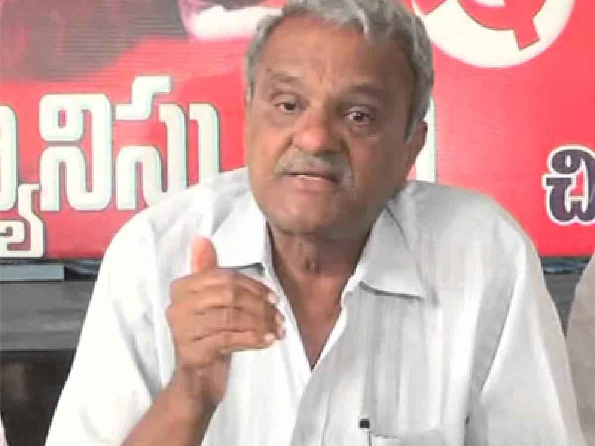 CPI leader Narayana demands Chandrababus resignation over AP Special Status