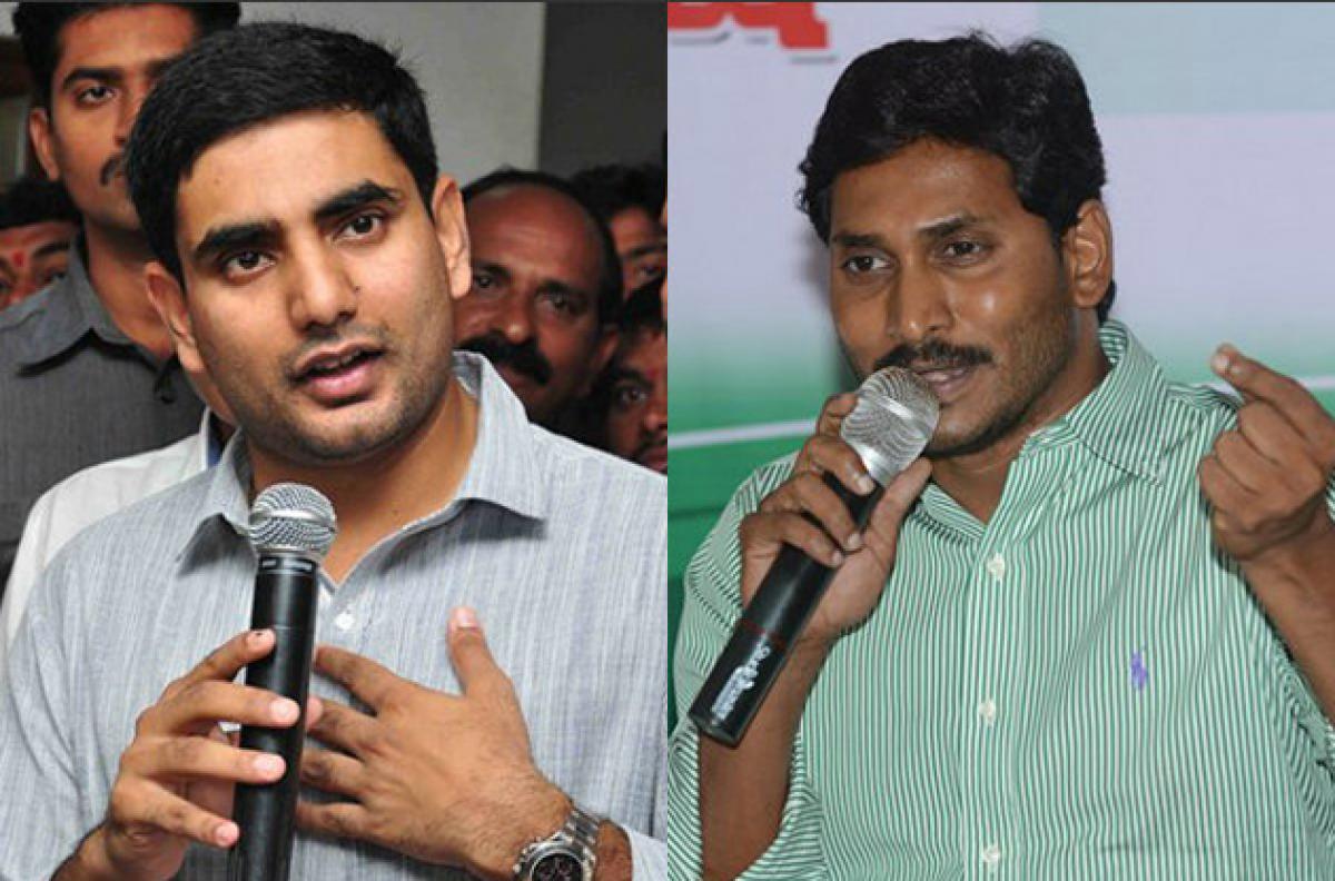Nara Lokesh challenges YSRCP to prove corruption charges against him