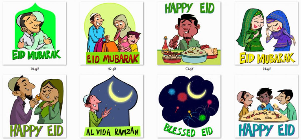 WeChat users wish Eid Mubarak through Animated Eid Stickers on WeChat