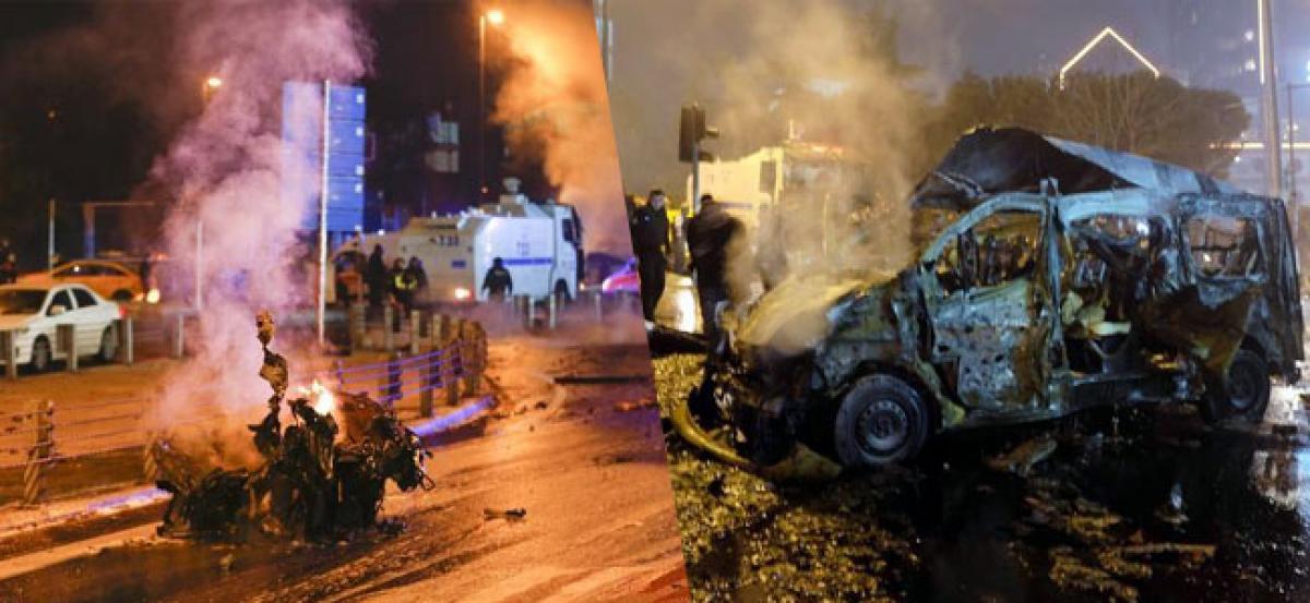 Turkey says Kurdish militants may be behind soccer bombing that killed 38