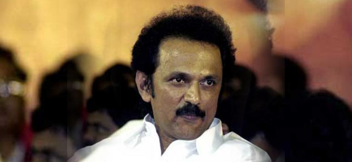 DMK leader Stalin urges Sushma Swaraj to protect Indian interests in Qatar