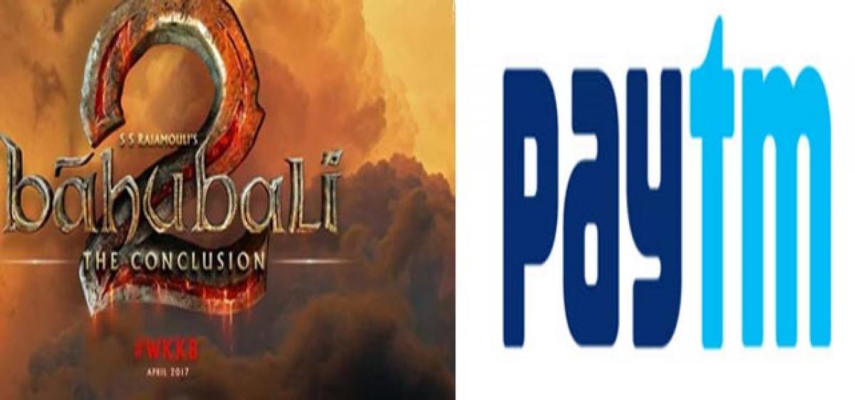 Baahubali 2 to break record for fastest pre-booking of tickets on Paytm