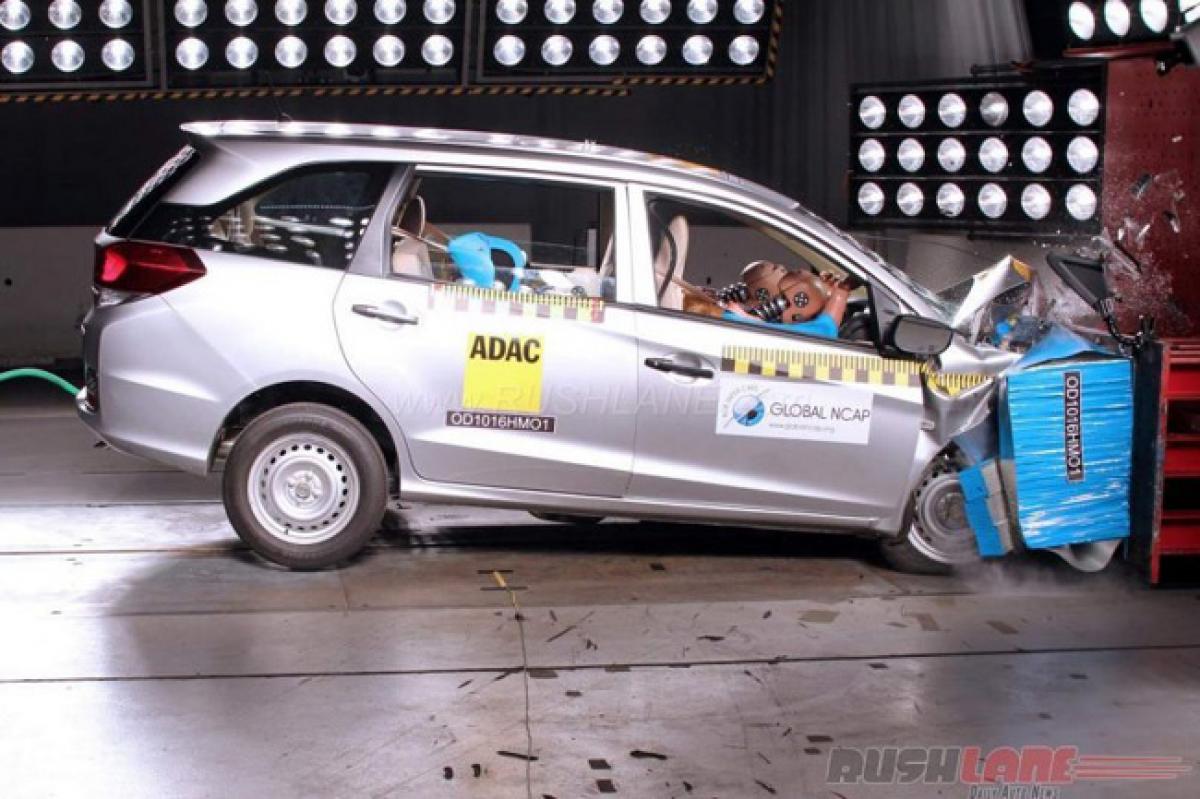 India-spec Honda Mobilio fares well in crash test