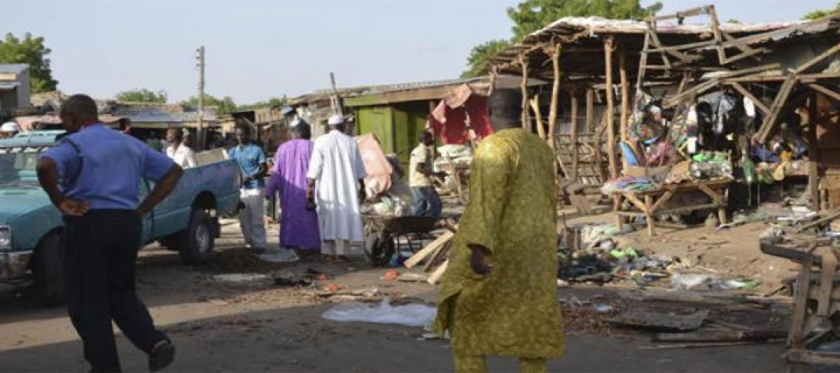 14 killed as suicide bombings hit mosque in Nigeria