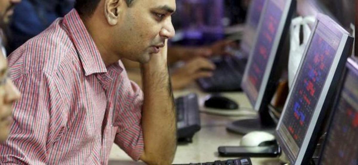 Sensex posts first fall in four sessions