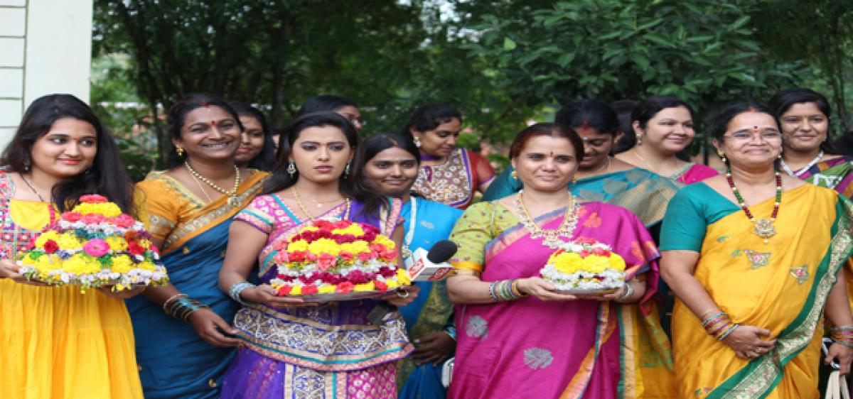 Bathukamma celebrations at Bhavan’s College